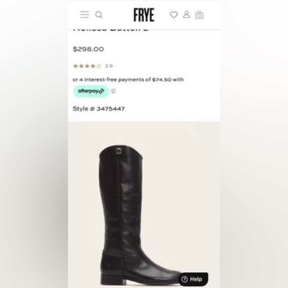 Frye Black Boots